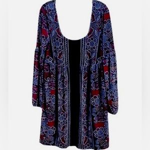 Free People velvet mini dress